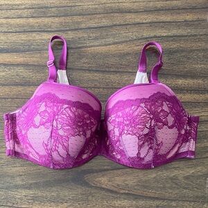 Torrid Full Coverage Balconette Lightly Lined Dot Lace 360 Back Smoothing 40DDD